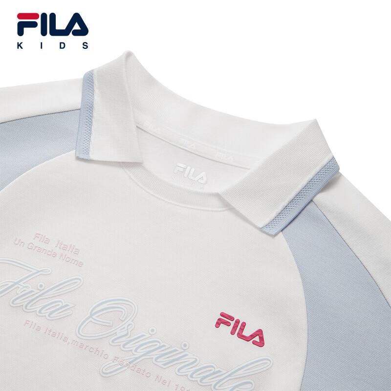 FILA Girls' Summer Short Sleeve Polo Shirt
