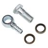 Šroub chladiče motocyklového oleje + Sada adaptérů s kulovou hlavou M12x1 25mm 2ks