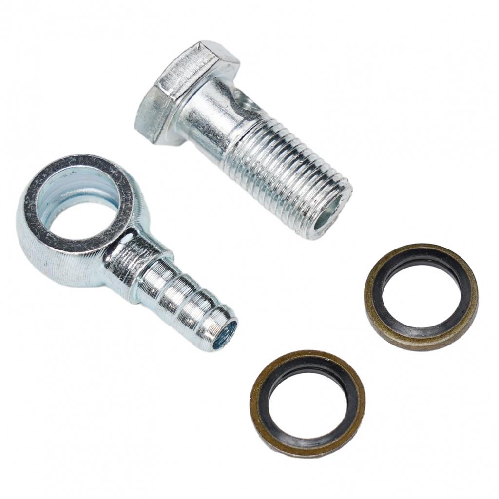 Šroub chladiče motocyklového oleje + Sada adaptérů s kulovou hlavou M12x1 25mm 2ks