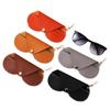 1pcs Litchi Embossed Glasses Cover Bag PU Leather Sunglasses Reading Glasses Storage Case Bag Portable Travel Eyewear Holder Box