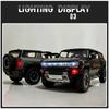 1/24 Hummer EV SUV Samochód terenowy ze stopu Metalowy model zabawki Dźwięk i światło Zabawka dla dzieci Kolekcjonerskie Prezenty urodzinowe