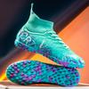 Nowe Młodzieżowe Buty Sportowe CR7 Niskie Buty Piłkarskie dla Uczniów z Długimi i Łamanymi Kolcami do Treningu i Meczy Profesjonalne