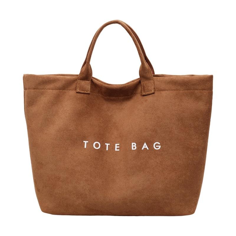 

Сумка-тоут большой вместимости Женская наплечная сумка дорожная сумка коричневый