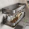 Space Aluminum Adhesive Wall Shelf
