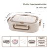 304 Stainless Steel Insulated Bento Box - Microwave Safe for Work, School & Kids