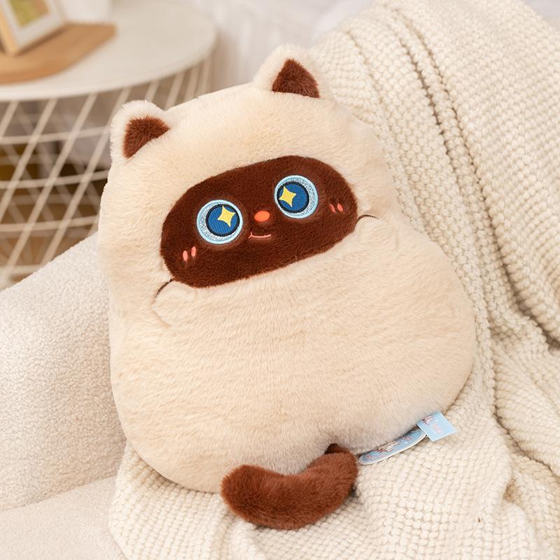 Fluffly Stuffed Animals Soft Fat Adorable Cat Plush Toys Kitten Dolls Pillow Gifts Home Decor 35cm
