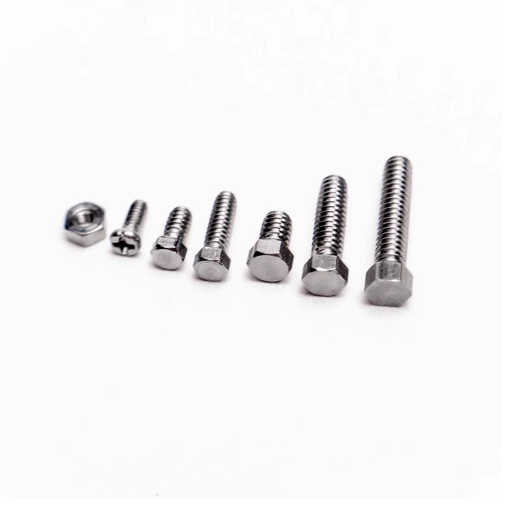 CUT High Strength Precision Machining 304 Non-standard M1.6 M2.0 Hexagon Screws
