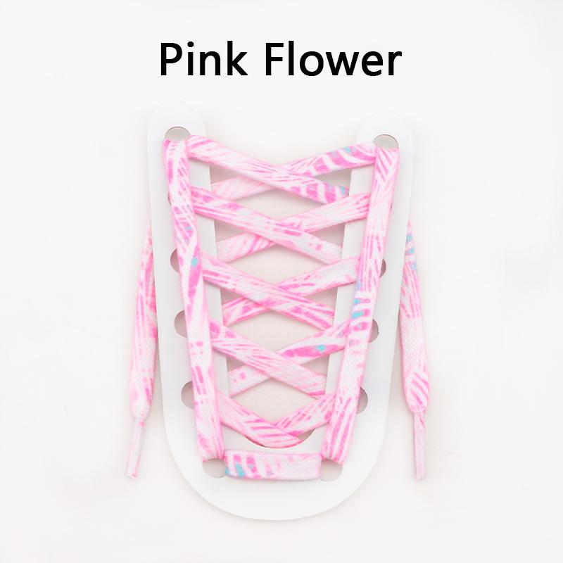 Lacci piatti per sneakers Tie-dye arcobaleno Lacci per scarpe personalizzati Lacci per scarpe da ginnastica Lacci per scarpe sportive Scarpe in tela AF1 Lacci per scarpe