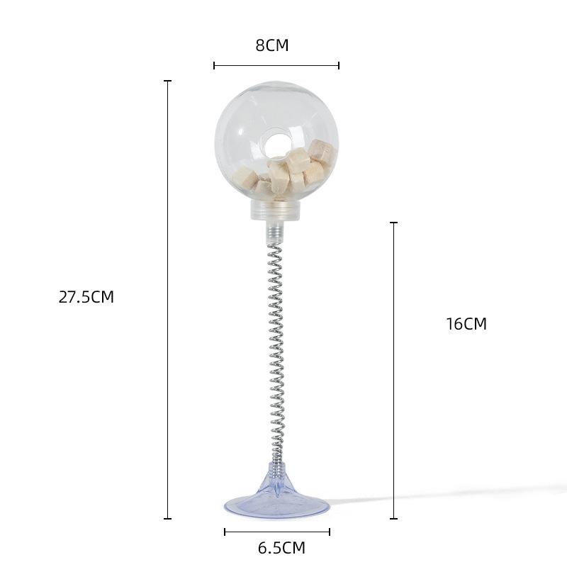 Cat Puzzle Food Leaking Ball Toy Cat Dog Interactive Treat Leaking Toy Slow Cat Dog Feeder Cat Turntable Toys Pet Supplies