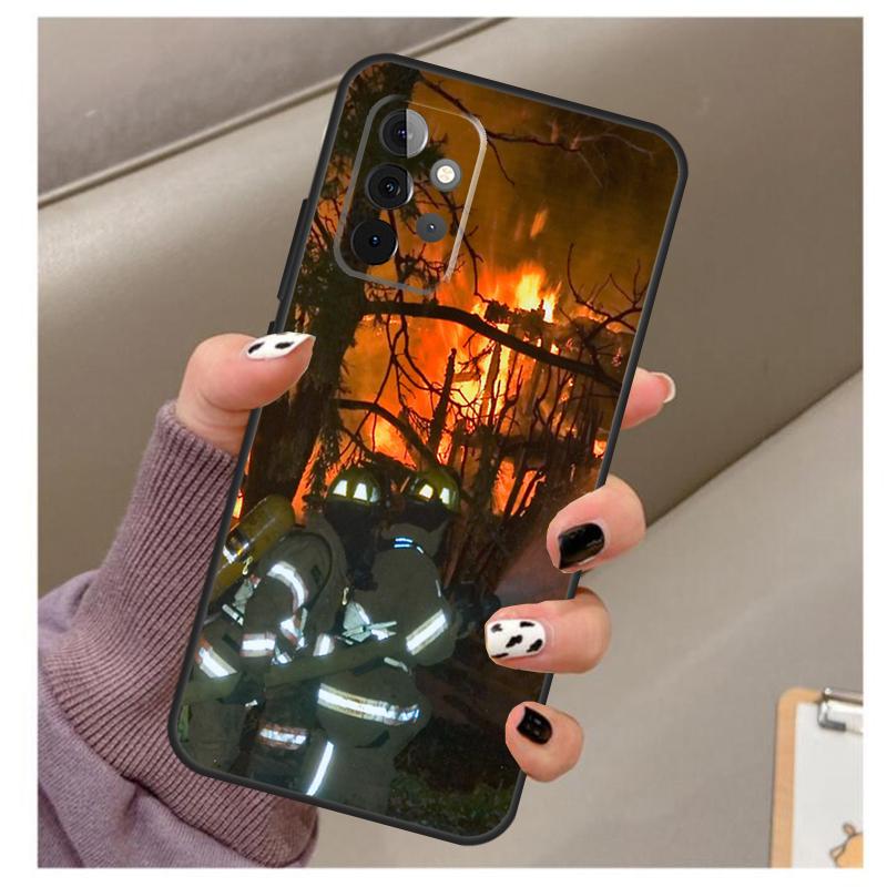 Héroes Bomberos Estuche Bombero Para Samsung Galaxy A56 A16 A26 A36 A06 A52 A53 A33 A13 A34 A54 A14 A15 A35 A55 A22 A32
