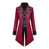 Kostým 3 Stylový Halloween Party Cosplay Pánský viktoriánský Steampunk Windbreaker Retro Prince Středověké šaty Renesanční vyšívaná bunda