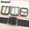 1/2 Stück Deepeel 35/40mm Vintage Metall Taschengurt Schnalle Antik Messing Silber Leder Verstellstift Verschluss DIY Gurtband Riemen Dekor Haken
