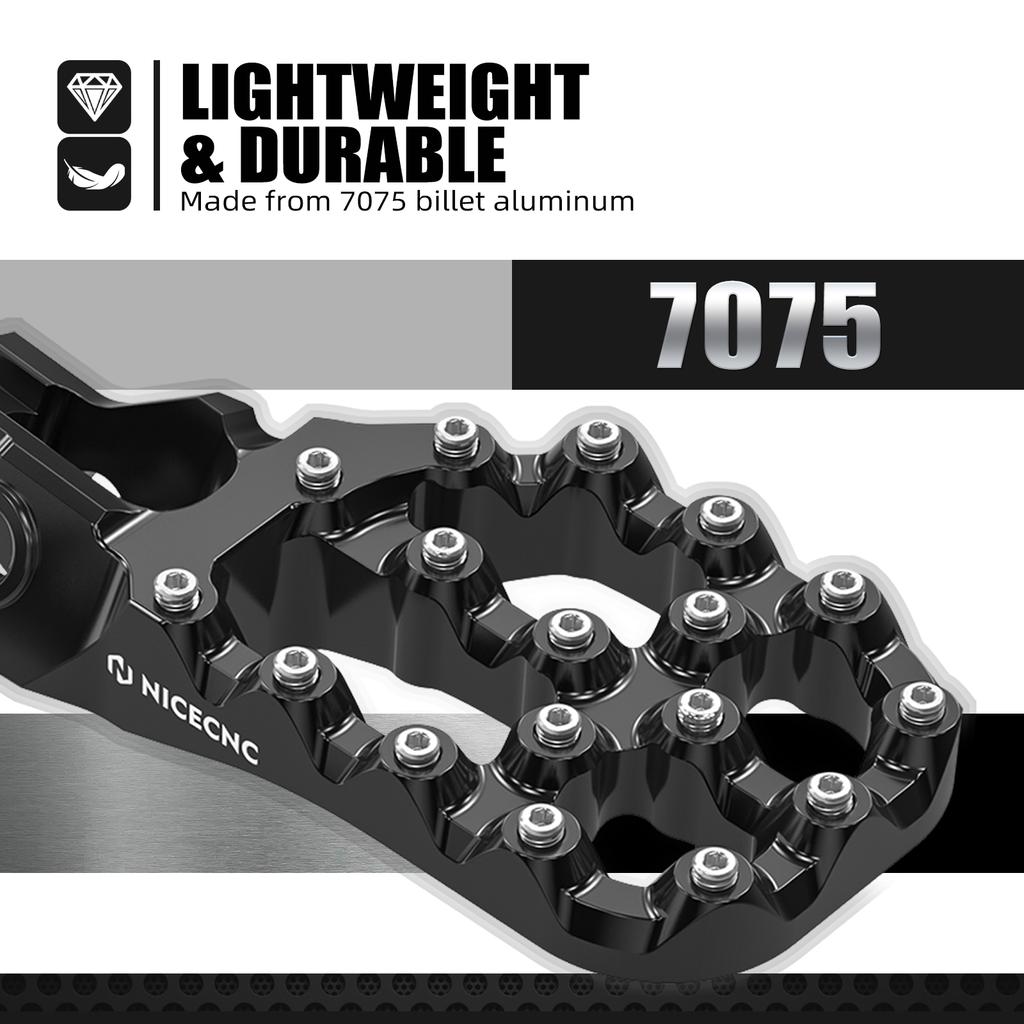 For Husqvarna TE 300 TE 250 FE 250 FE 350 FE 450 501 2017-2023 TX 300 TC 125 FC 250 2017-2022 Offset Foot Peg Footrests Extender