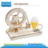 Frontier Hand-Crank Generator DIY Science Experiment Kit for Kids