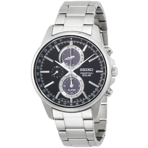 

Seiko Selection Solar Chronograph Watch with Sapphire Crystal, Silver, Model SBPJ005