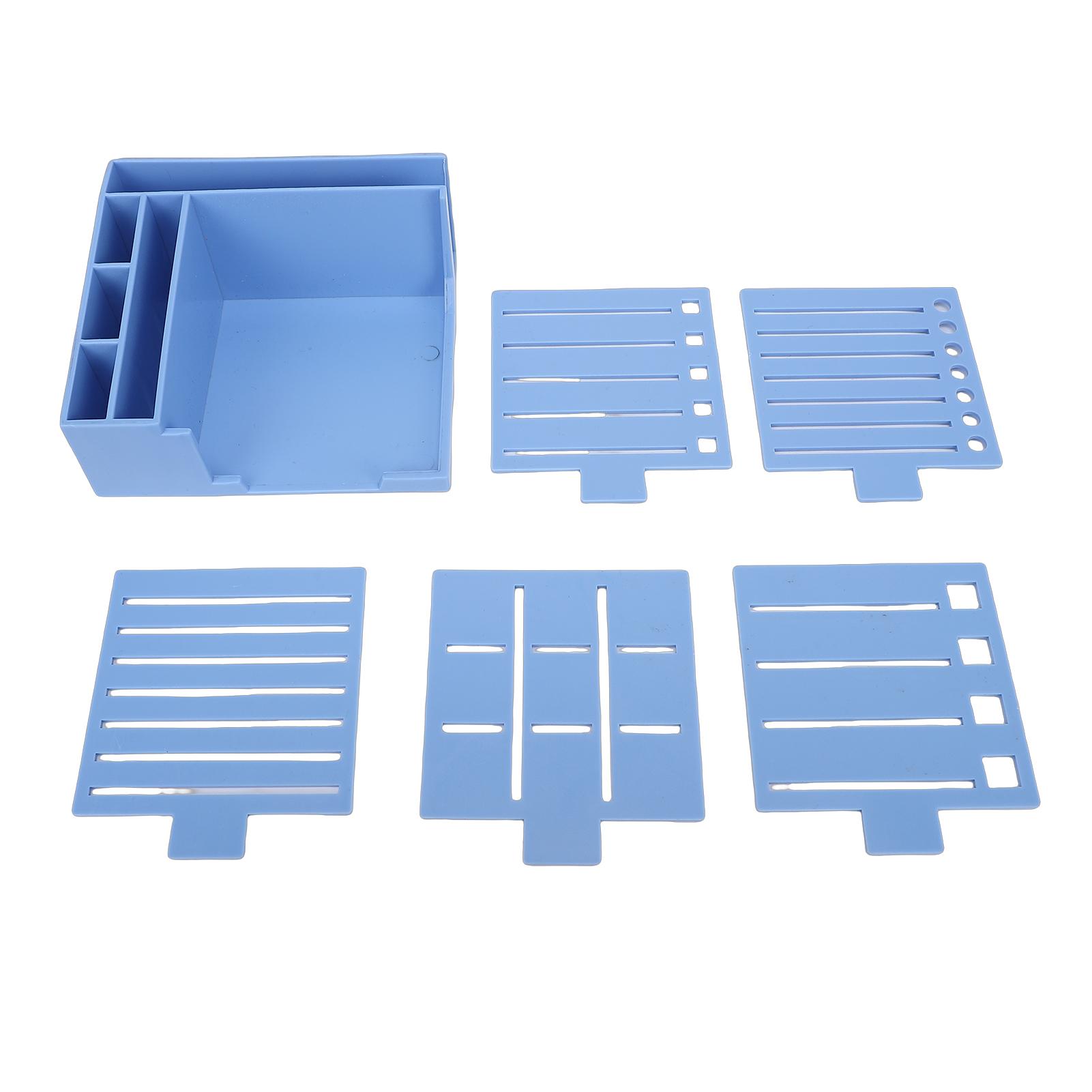 

Note Stencil Set ABS 3x3in Note Holder with 5 Different Templates Pen Holder for School Home
