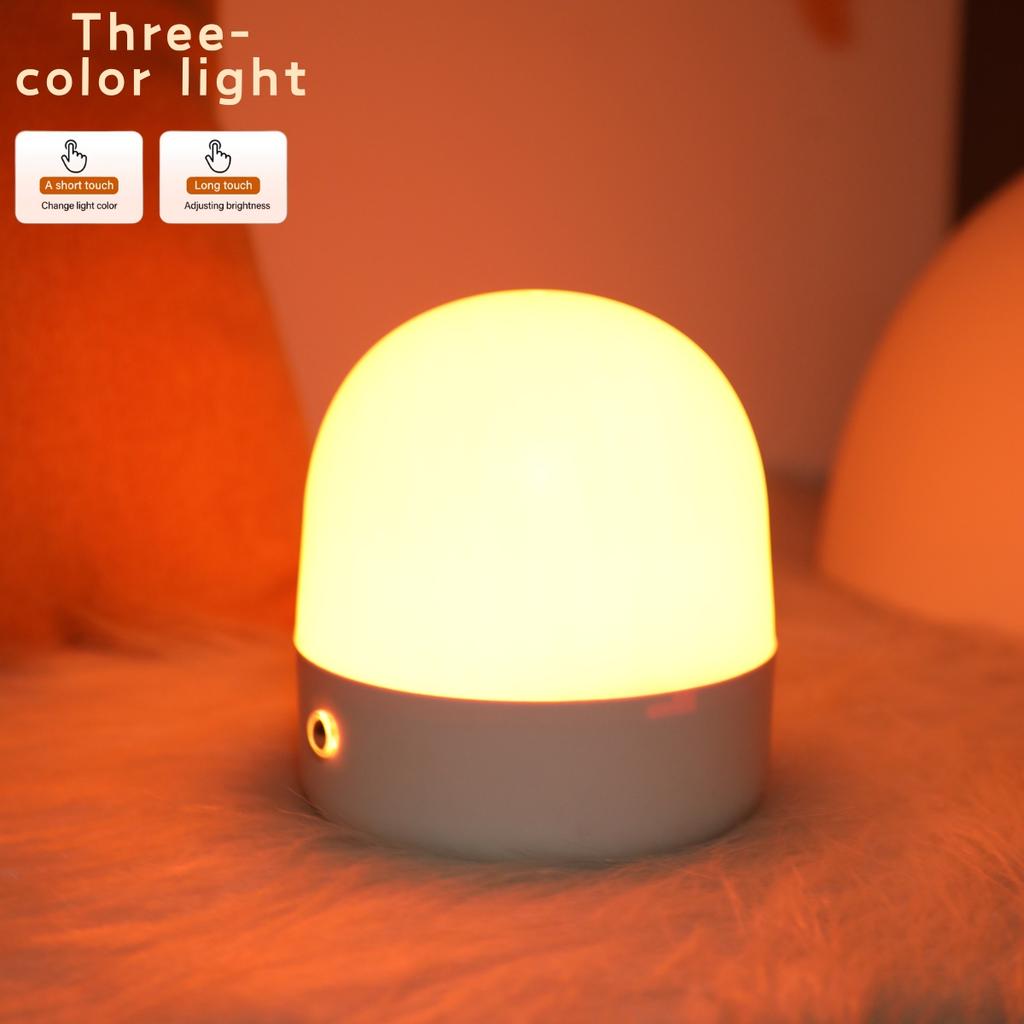 Dimmable touch light rechargeable remote control night light RGB16 color/tri color desk lamp bedroom living room ambient light