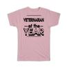 Gift T-Shirt : VETERINARIAN of The Year Christmas Birthday Work Job