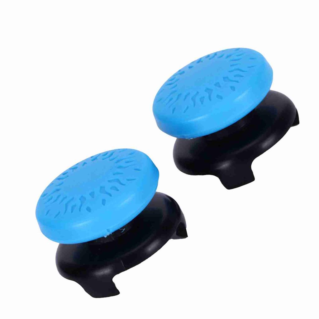 2Pcs Thumbstick Soft Silicone Cover Grip Stick Joystick Controller Gamepad Key Cap for PS5Blue