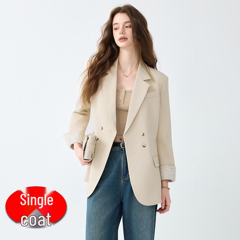 2025 Women's Korean Style High-End Long Sleeve Suit Jacket