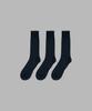 Ilogongchil [3Pack] 1507 Basic High Supima Cotton Socks _ Navy