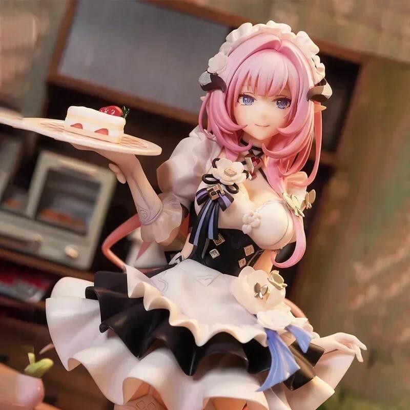 25cm Honkai Impact 3 Figures Elysia Anime Figure Kiana Kaslana Statue Model Doll