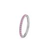 Titanium Rhinestone Nose Ring/Earring (6-12mm)