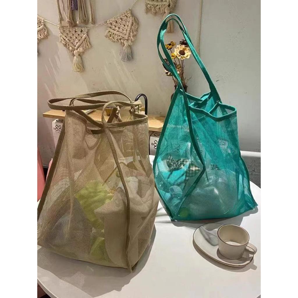 Beach Toy Bag, XL Size Beach Tote Bag, Oversized Beach Bag, Foldable Children's Toy Storage Bag, Toys, Shells, Clothing, and Towels During Beach Games