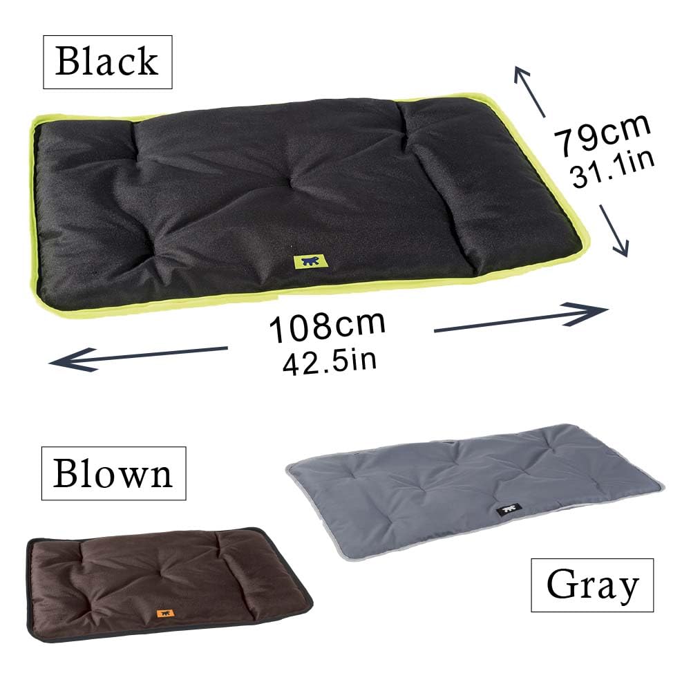 Jolly 110 Black Dog Bed House with Car Seat Water-Repellent