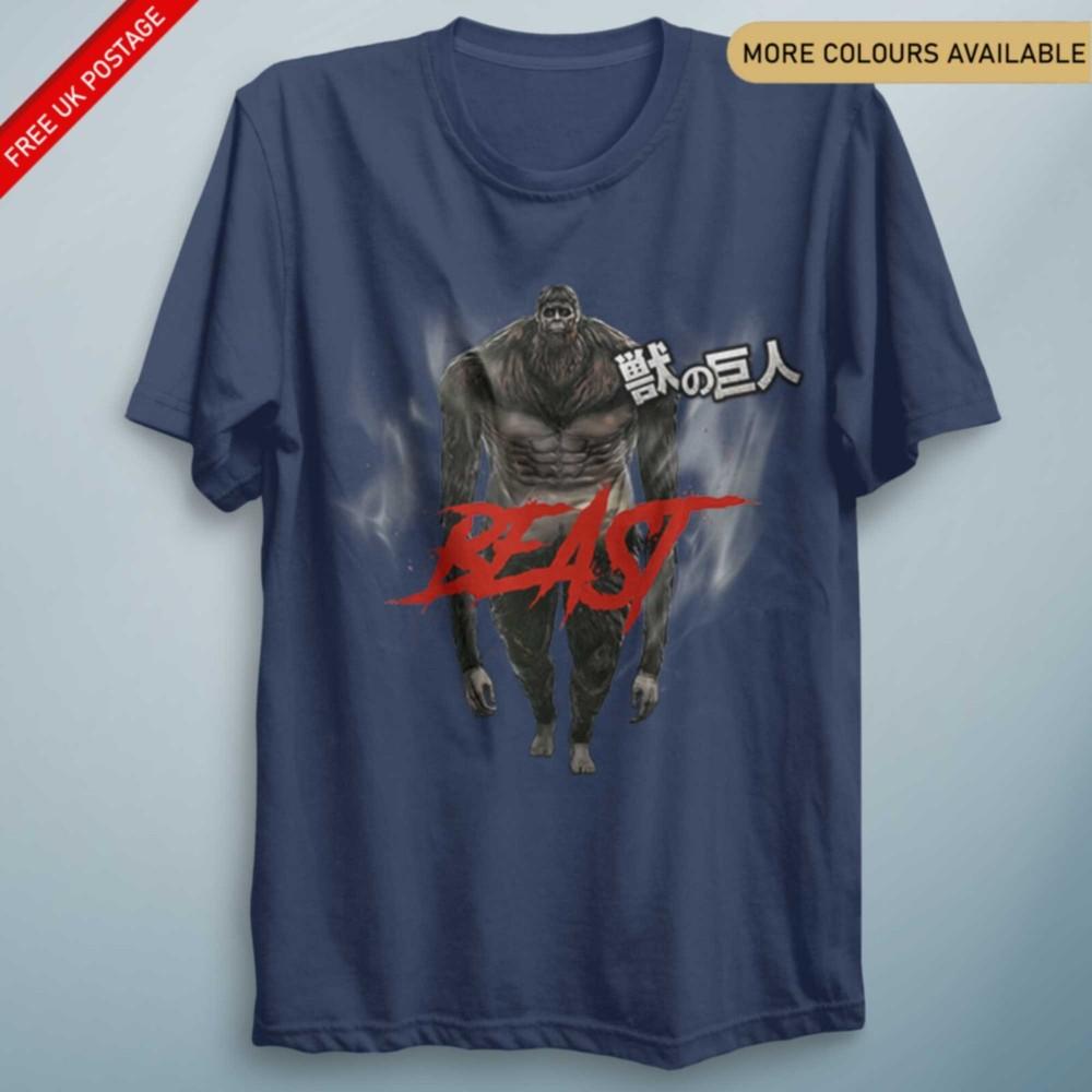 Anime Zeke Beastly Titan AOT Anime Inspired T Shirt Cosplay Top Unisex