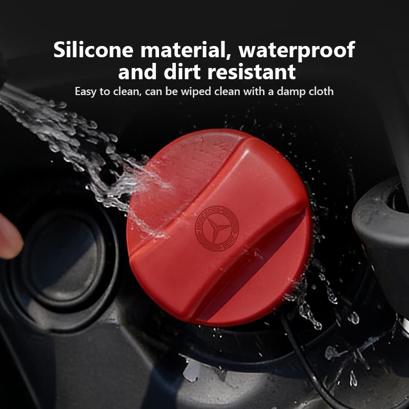 AABGX1 Car Silicone Fuel Tank Gas Cap Cover Protective Accessories For Benz AMG W213 W124 W108 W126 Exclusive W204 W222 W205 W203