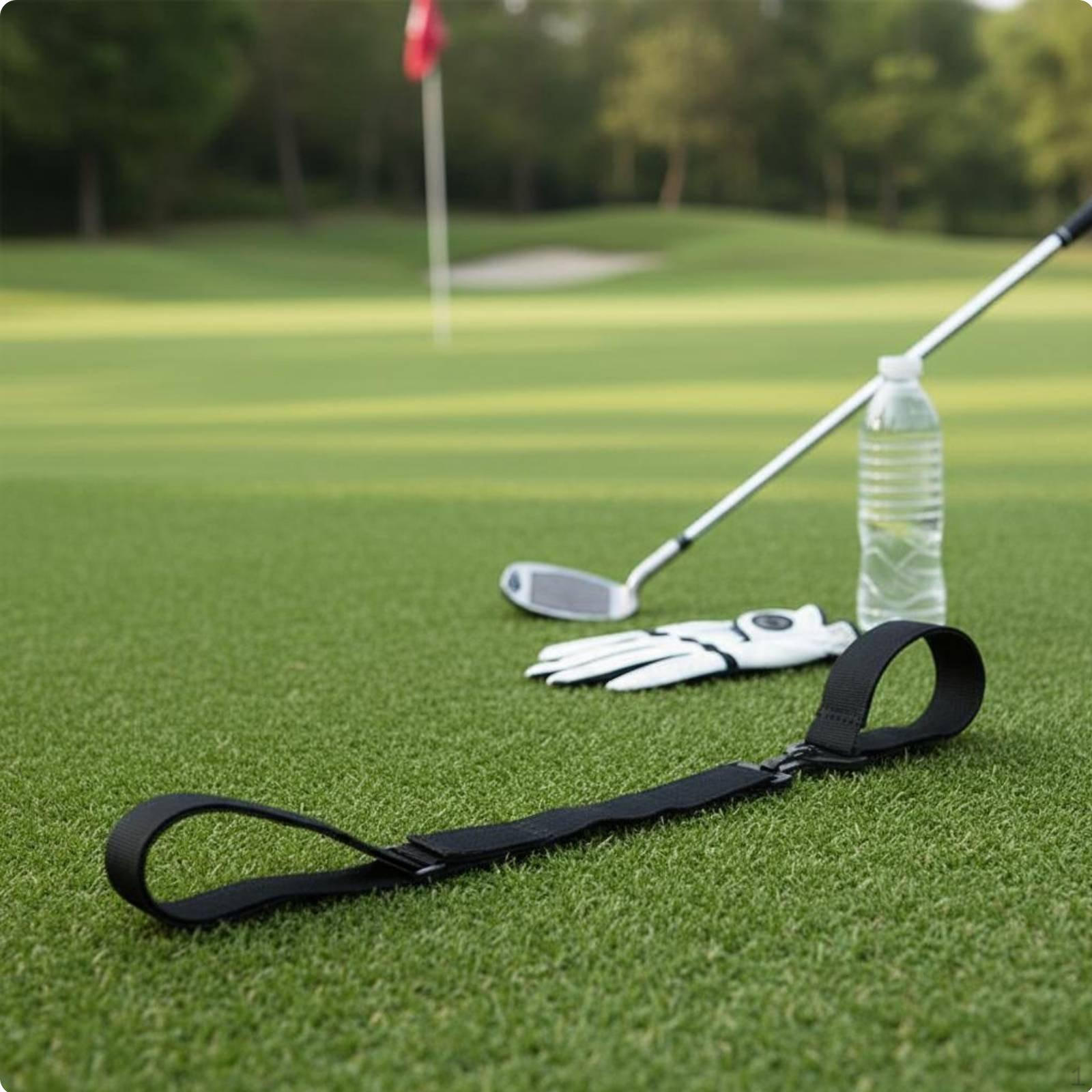 Golf Posture Correction Maintains Stability Swing Practice Tool Set for Beginners,