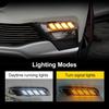 Daytime Running Lamp for Nissan Kicks 2017-2019, Amber&White&Blue Front Bumper Fog Lights Turn Signal LED