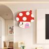 Cartoon-style Mushroom Wall Clocks Creative Nordic Luxury High-end Wall Clock Living Room Home Decor Relojes De Pared FYWC