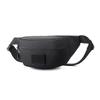 Fanny Pack for Men Oxford Cloth Water Proof Lightweight Sling Bag Chest Shoulder Pack for Outdoor Travel Daily Use Black