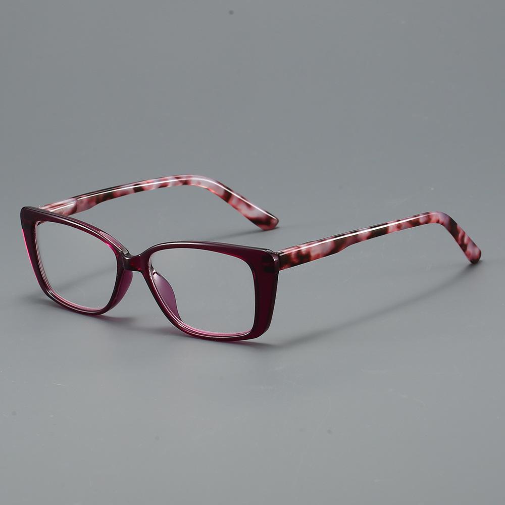 New Anti-blue Light Reading Glasses Men and Women Square Frame Ultra-light High-definition Presbyopia Glasses Fashion Glasses