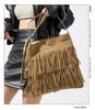 Women's Large Capacity Retro Tassel Shoulder Bag - Autumn 2023 Fashion