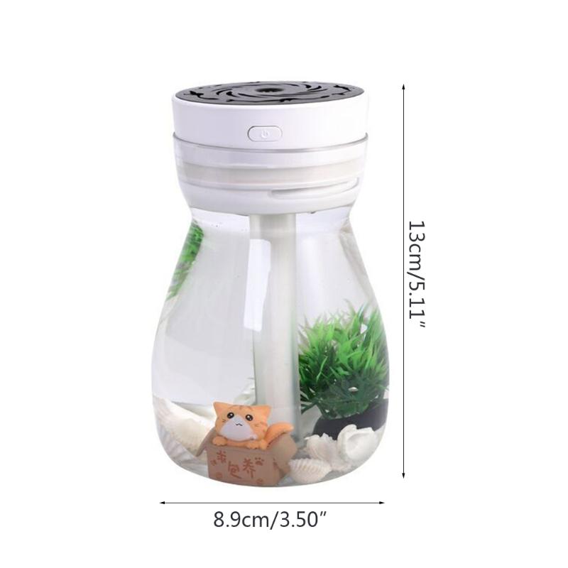 380ml Portable for Nano Electric Air Humidifier Air Diffuser with Lig