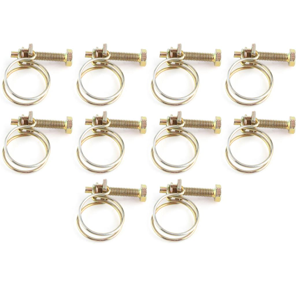 Stainless Steel Water Hose Clamp Pipe Clip Hoop Plumbing (1300CMm-16mm)