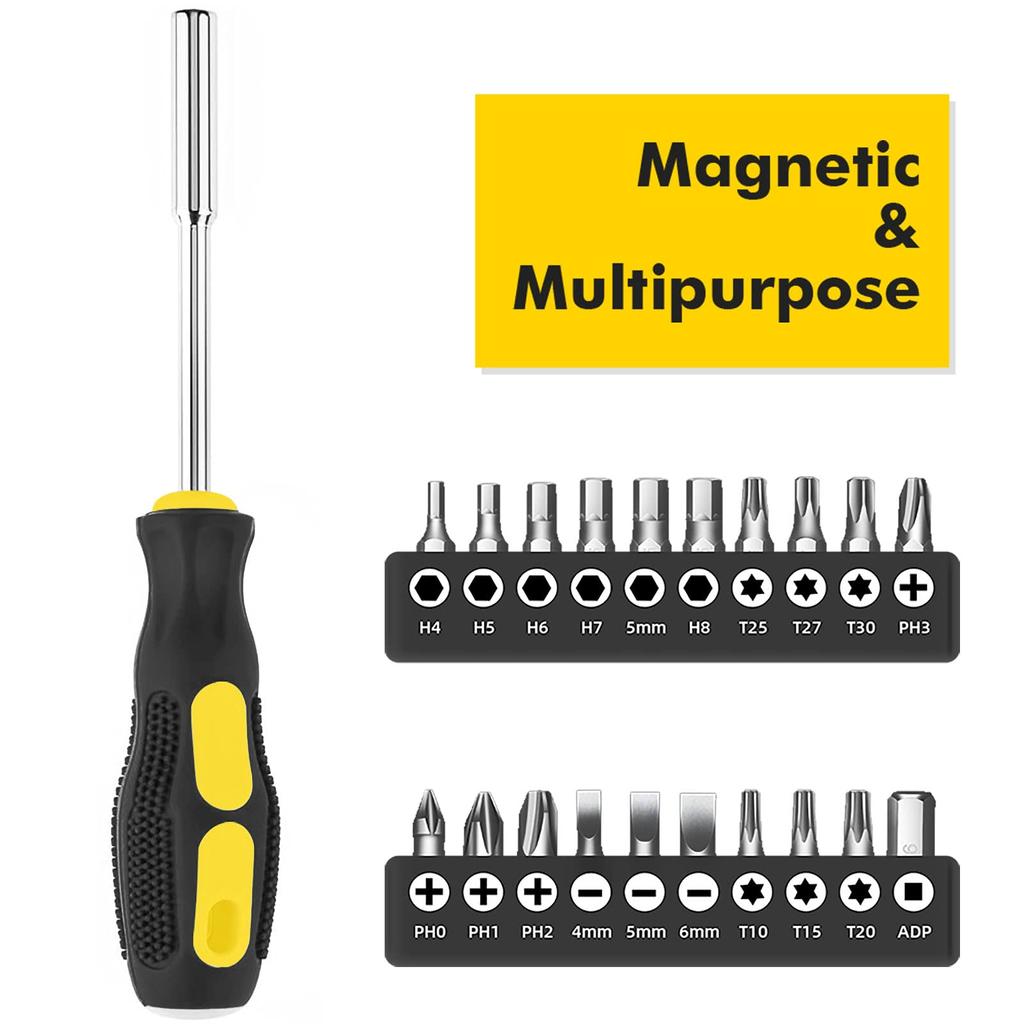 DOWELL Tool Set for Home Hand Tool Kit with Wrench Set and Plastic Tool Box Storage Case 90-Piece Repair,