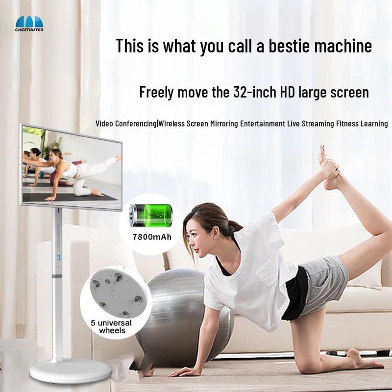 Best Friend Machine 32" Adjustable & Rotatable Smart Mobile Display