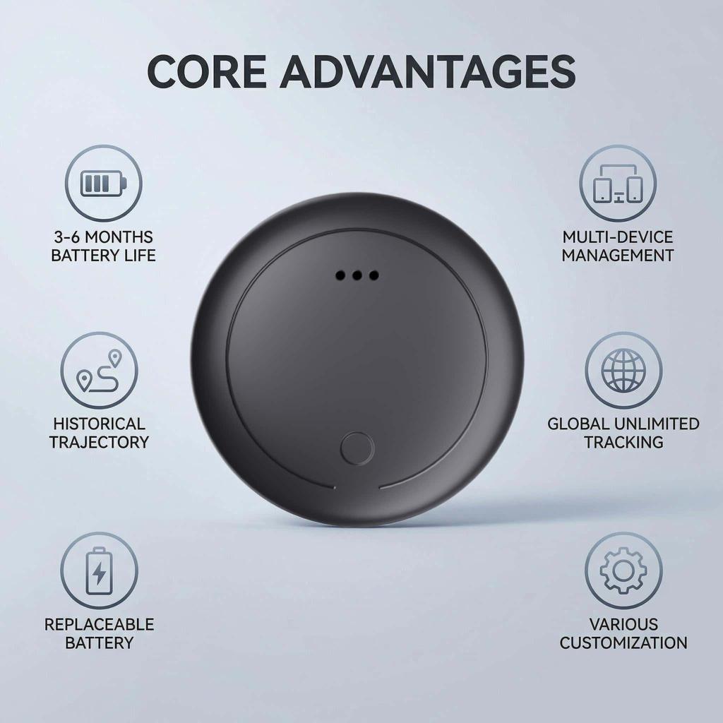 Cheap Magnetic Smart Anti-lost Tracker Custom Packaging Wireless Item Finding Device