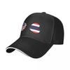 Thailand USA Unendlichkeit Herz Flagge, Amerikanische Thai Baseballkappe Golfkappe Sonnenhut Herrenkappen Damen