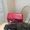 Fashionable Oil-leather Underarm Bag, Simple and Elegant Texture, Chain Single-shoulder Crossbody Bag