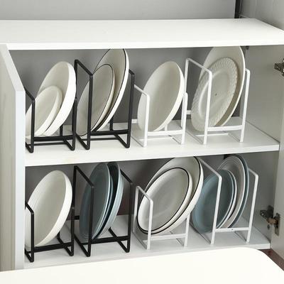 Japanese Style Plate & Bowl Storage Drain Rack for Cabinets