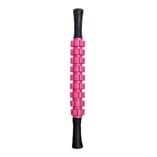 Gear Massage Roller Stick Deep Tissue Relaxation Fitness Muscle Sore Relief Physical Therapy Fascia Roller Massager Shaft Plastic Rolling Pin