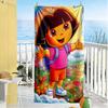 Dora Explorer Beach Towel Super Soft & Absorbent Comfortable Lightweight