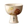 Grass And Wood Ash Lion Dancing Guochao Chinese Style Tea Drinking Cup Ceramic Household Kung Fu Tea Master Cup Single Cup Tea Tasting Cup