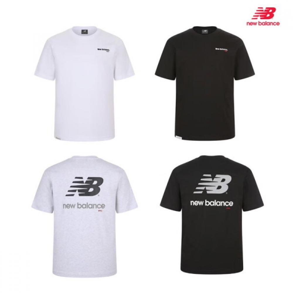 New Balance Unisex EssenTial Big Logo T shirT Nbnegco202 light gray/90S