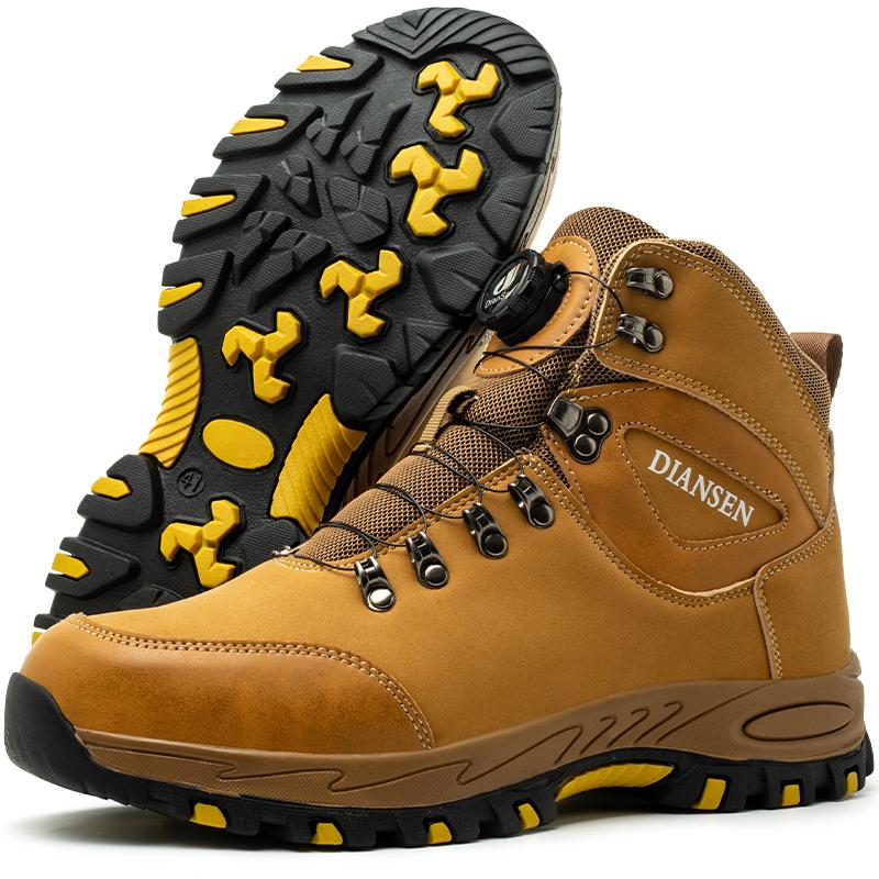 High Top Men Safety Shoes Steel Toe Work Safety Boots Man Puncture Proof Construction Work Shoes Indestructible Welder Shoes